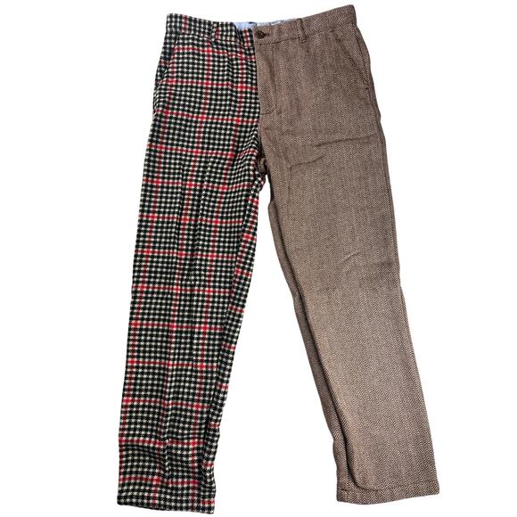 Rowing Blazers Wool Tweed Plaid Pants Men 33x32 NWOT - Picture 1 of 6